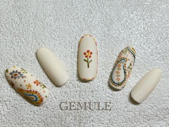 ネイルアンドアイラッシュ ジェムール 川越店(Nail&Eyelash GEMULE)/4月新作デザイン