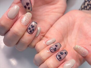 はあとねいる 伏見桃山店の写真/【伏見桃山店】大人気のニュアンスネイル～繊細なアートデザインまで豊富なサンプルが¥4400★