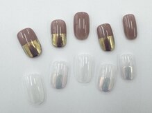 ネイルサロン クイール 小山店(NAIL SALON QUILL)/ミラーハーフフレンチ