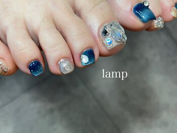 きらきらフットネイル