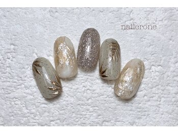 ネイルクローネ(nail crone)/ボタニカルニュアンスネイル