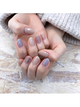 エスパルティール(Spartir)/シンプルオトナニュアンスネイル