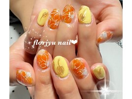 フラワーニュアンスnail