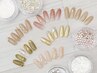 【ハンド】ご新規様オフ代無料！お爪周りのケア付き・定額アートD ¥9900