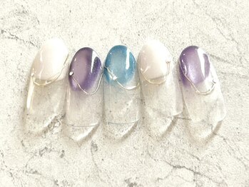 スリール(Sourire)/定額デザイン 梅雨ネイル