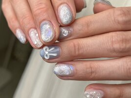 ぷっくりブルーニュアンス