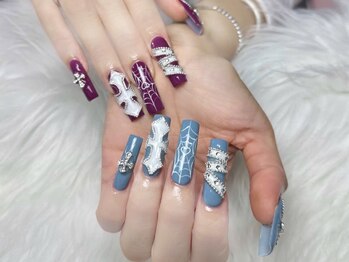 シーネイル 久屋大通店(SHE NAIL)の写真/【久屋大通駅徒歩1分】エリア最安級☆長さ出し&アート放題が人気!シンプル~派手ネイルまでお得に可愛く♪