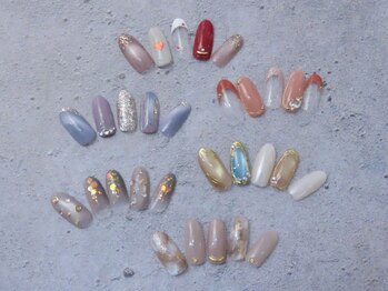 ティア 白山店(Tia)の写真/【今月のサンプルお得プレート¥4400/¥5720/¥6710】こだわりを詰め込んだお気に入りの指先に◎