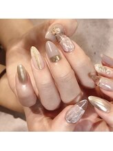 レイネイル アンド レイアイ 長嶺店(RAY NAIL & ray eye)/ブラウンネイル