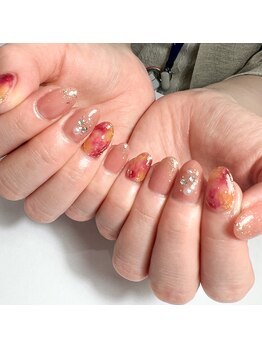 ココリール(Coco Rire)/タイダイネイル