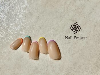 ネイル エミュスト(Nail Emuest)/フレンチ/ワンホンネイル/