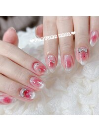 チックマグネットフレンチネイル