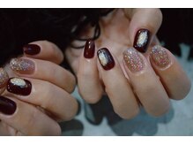ネイル フライガール(nail FLY GIRL)/ボルドーネイル★