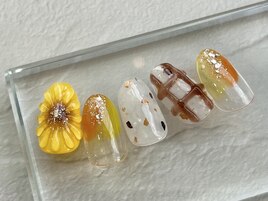 アートコース/ひまわりネイル