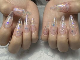 ネイルチップ長さだしワンカラー