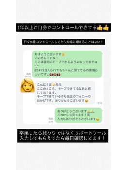凛と慶/お客様の経過 ダイエット 長居