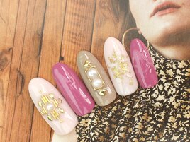 [Cafe色]フェミニンNAIL
