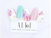 オーブ(AUBE)/3月マンスリーネイル9180円
