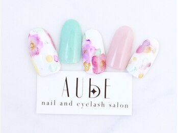 オーブ(AUBE)/3月マンスリーネイル9180円