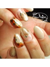 ジュジュ(Juju)/秋ネイル　べっ甲ネイル
