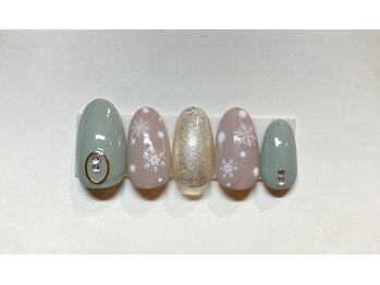ネイルアンドアイ ミント(nail&eye mint)/1月キャンペーンネイル