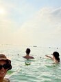 リラマ(Relama) サーフィンも素潜りも好き!この海は葉山です。