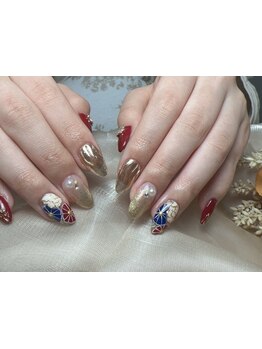 手描きアートが得意なサロン