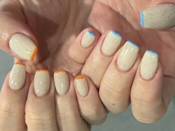 ヒアリ(HERE'Re)/フレンチネイル/パステルカラー