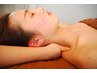 首から細っそり長く女性らしい印象に！上半身＋小顔40ヘッドスパ20