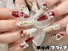 ジェルスカルプで時短綺麗な長さだし♪カラー/パーツも豊富です!