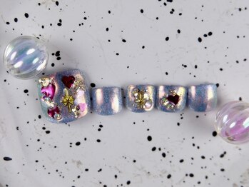 ショコ アンド ラム(Syoko&Lum)/★ミラービジューネイル★