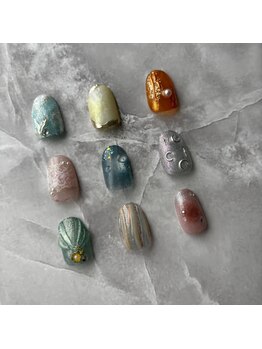 エンネイル 野中本店(EN_NAIL)の写真/《フットネイル★デザインサンプル》最新カラーパーツが豊富◎モチも良し◎周りと差がつくネイルが叶う☆