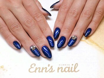エンズネイル(Enn's nail)/ワンカラー + 3Dパーツ