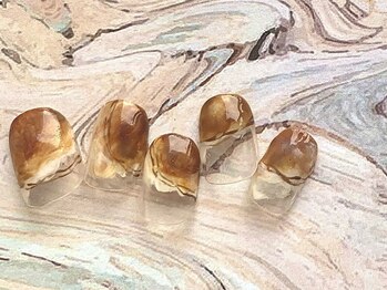 ゆびノさき/木目風ニュアンス