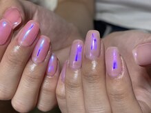 ハチイチイチサン(8113)/オーロラフィルムネイル