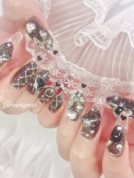 ファラウェイネイル(Faraway nail)/クリアフレンチネイル☆