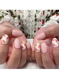 いちご/定額/春/ミラー/フレンチ