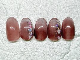 春ネイル/桜/マグネットネイル