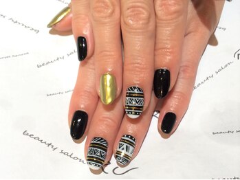 アールユー RU beauty salon/ネイティブ柄