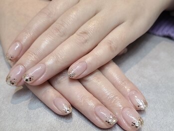 カシュカシュネイル(Cache Cache nail)の写真/【ご新規様☆初回オフ無料】ハンド＜ワンカラー、ラメグラ¥7900→¥5900＞シンプルなのにハッとさせる美しさ