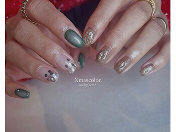 キースネイルアトリエ(keeth nail atelier)/Xmas color