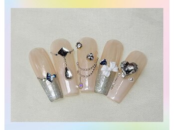 トレンドネイルスタジオ(Trend Nail Studio)/120分長さ出し定額デザイン