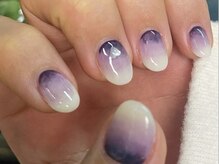 アイネイルズ 天神今泉店(I-nails)/【yuka.t】パープルグラデネイル