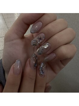 エムネイル(M)/キラキラ蝶々