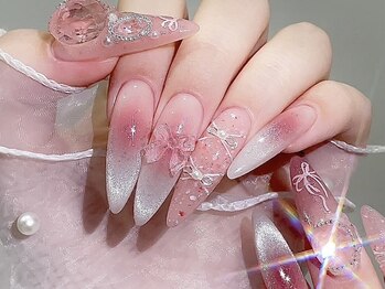ノヴァ ネイル(Nova nail)の写真/【リーズナブル×高技術】長さだしが得意☆キラキラでいつみても気分が上がる指先へ♪