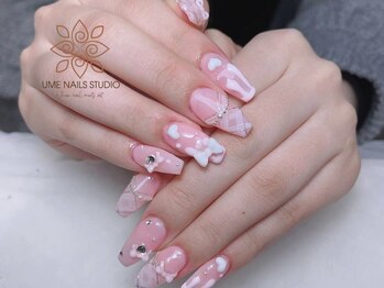 ウメネイルスタジオ(UME NAIL STUDIO)/* 長 さだしやり放題×つけ放題