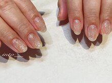 ネイルサロン イントゥ(into_)/クリアマグ　ラメ