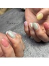 パステル系春ネイル☆