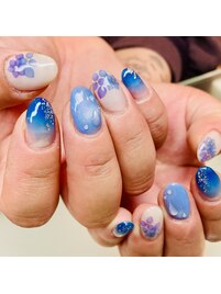 お客様ネイル/古川/持込デザイン