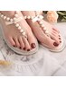 《Jr.1級ネイリスト》【foot/オフあり】ワンカラー＋フットバスケア込